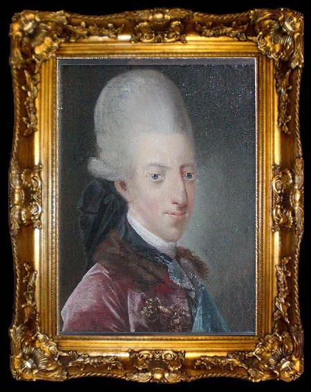 framed  Jens Juel Portrait of Christian VII of Denmark, ta009-2